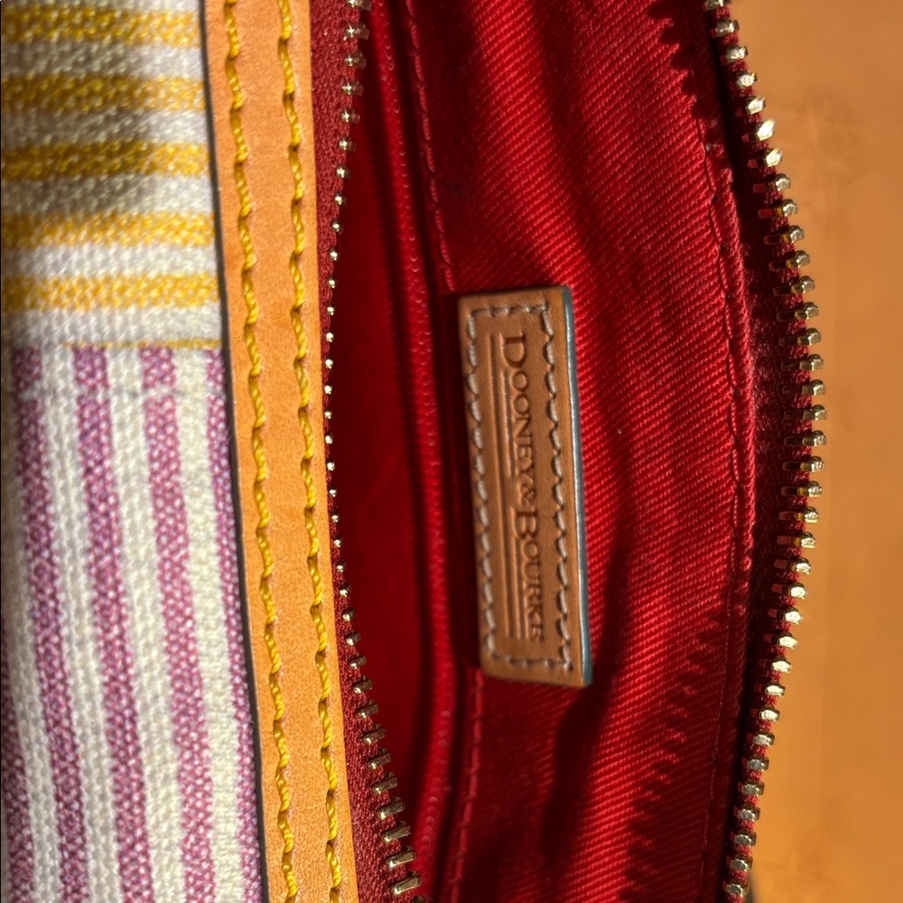Dooney & Bourke Striped Patchwork Shoulder Bag - image 5